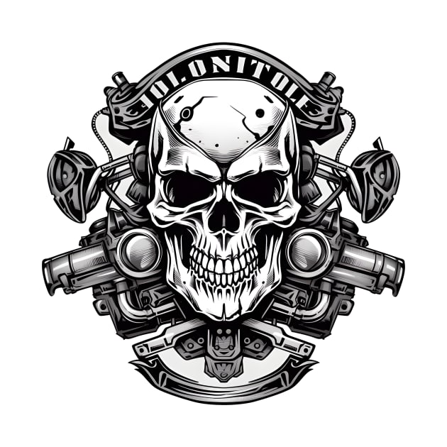 Garage Skull Design by ragil_studio