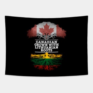 Canadian Grown With Lithuanian Roots - Gift for Lithuanian With Roots From Lithuania Tapestry