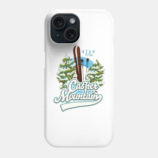 Casper Mountain Utah Ski logo Phone Case