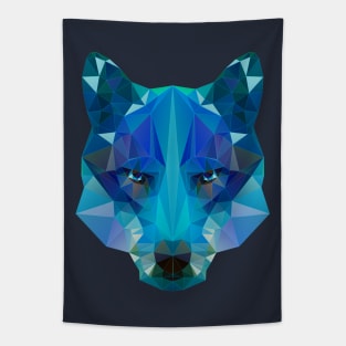 Wolf Low Poly Tapestry