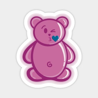 I’m Beary Squishy - Funny Gummy Magnet