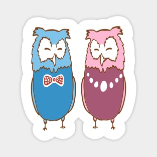 Owl Couple Magnet