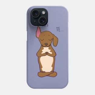 NAMASTE Chiweenie Phone Case