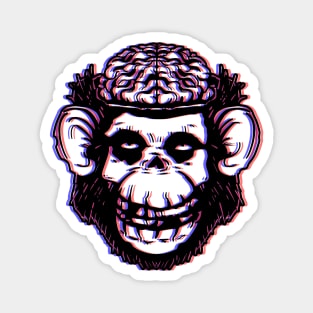 The MONKEY BRAINS INK MONKEYFITS shirt! Monkeyfits for all! Magnet