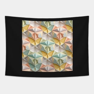 Geometric Repeating Pattern, pastel colours Tapestry