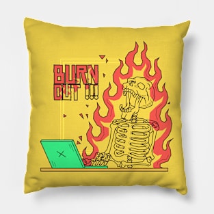 Burn Out Pillow