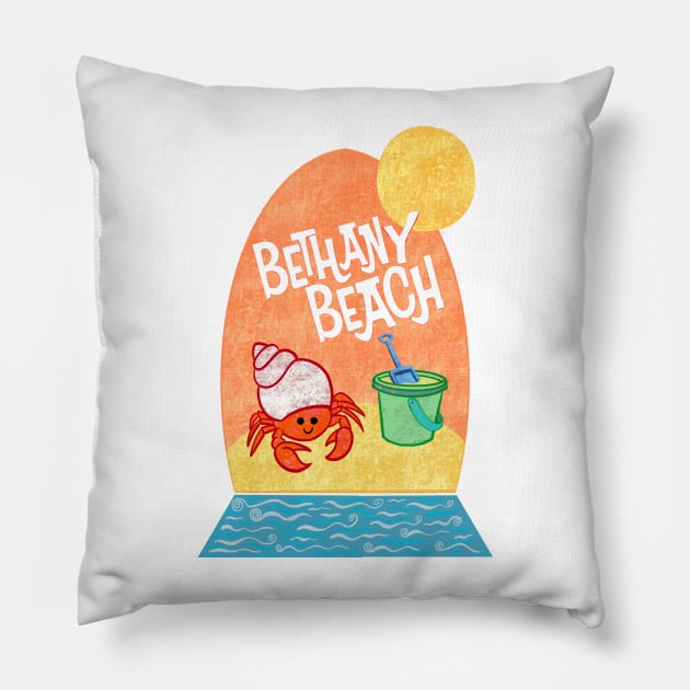 Bethany Beach Hermit Crab Pillow by BETHANY BEACH