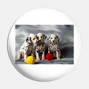 Three Dalmatian Puppy's Pin