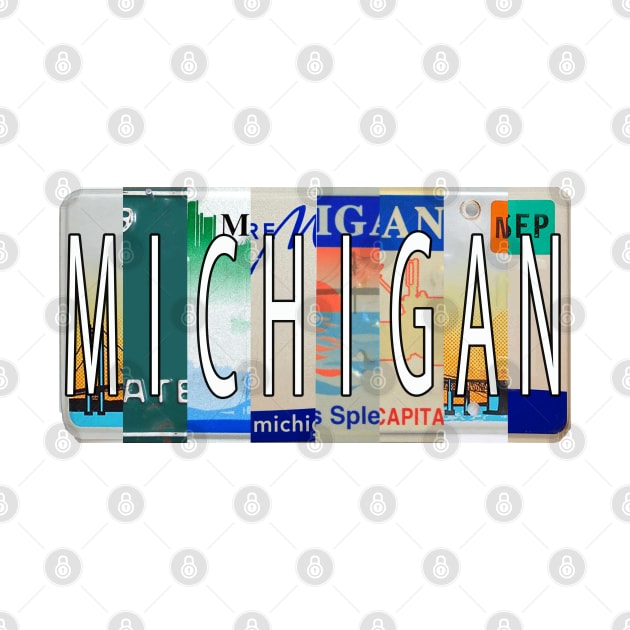 Michigan License Plates by stermitkermit