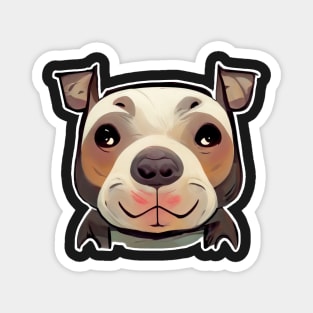 Cute Staffy - Staffordshire Bull Terrier Magnet