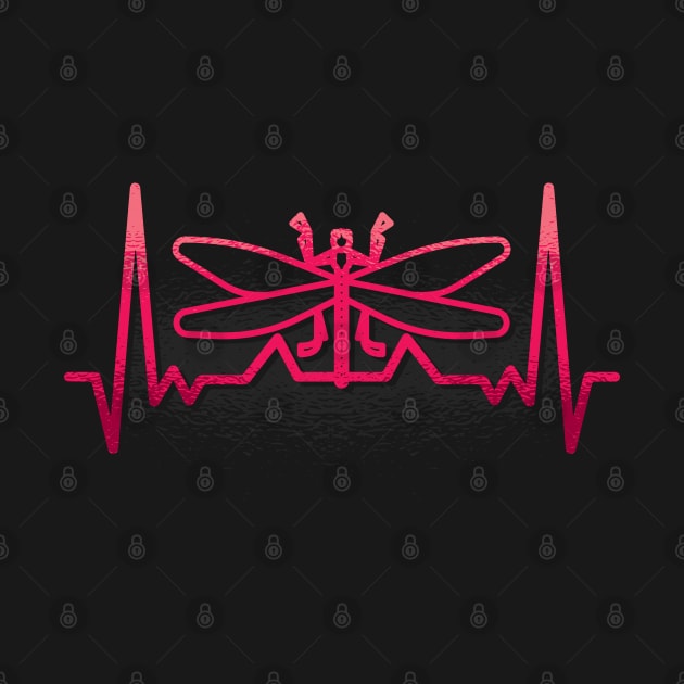 heartbeat love dragonfly by ShirtsShirtsndmoreShirts