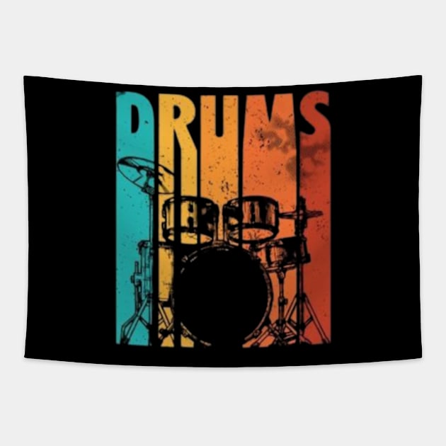 Drums Forever Tapestry by Omartista64