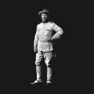 Colonel Theodore Roosevelt Standing In Rough Rider Uniform T-Shirt