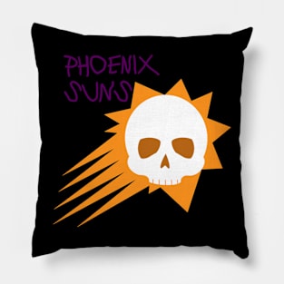 Phoenix Suns Skull Pillow