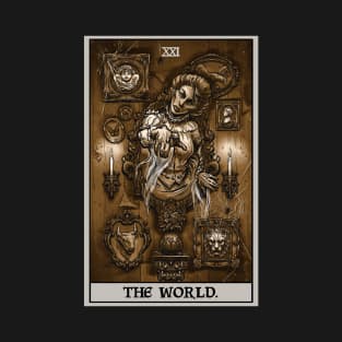 The World Tarot Card Victorian Ghost T-Shirt