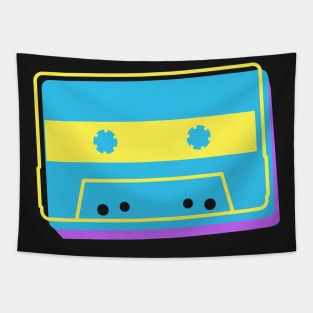 Retro 90s EDM Cassette Tape Tapestry