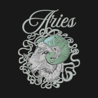 Aries Ram Zodiac Sign T-Shirt