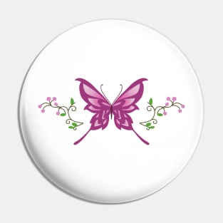 Purple Butterfly Pin