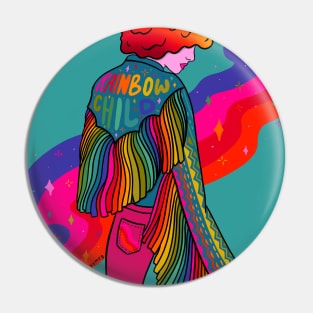 Rainbow Child Pin