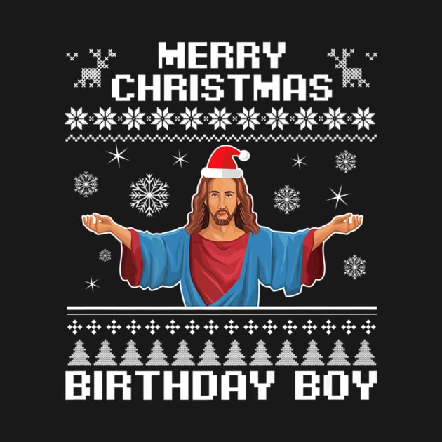 Jesus Christ Birthday Boys by Melaine GoddessArt