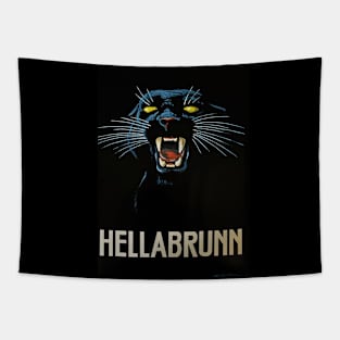 Hellabrunn Zoo Munich Tierpark Black Panther Tapestry