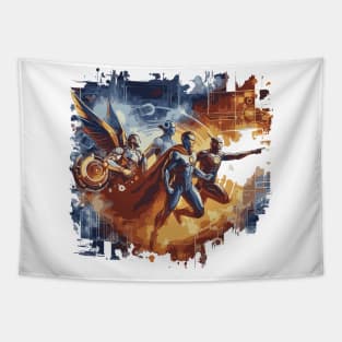 fantasy technology art Tapestry