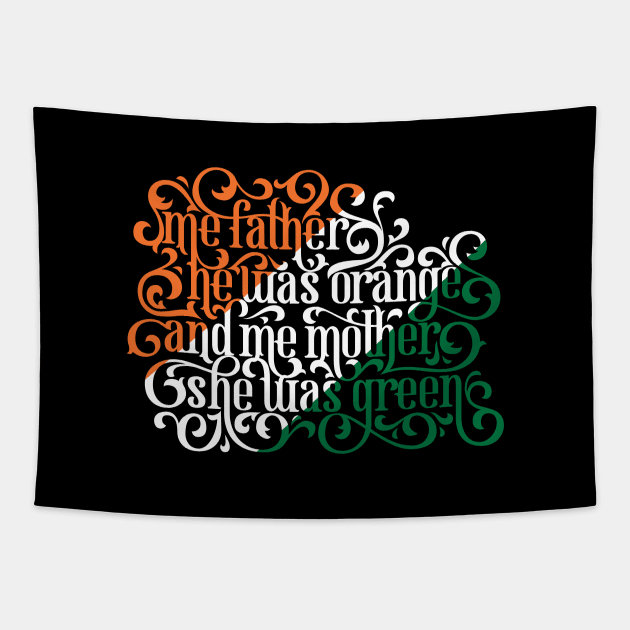 The Orange and the Green Tapestry by polliadesign