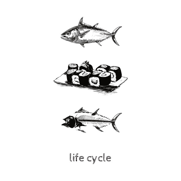 Life Cycle Tuna by Yori n
