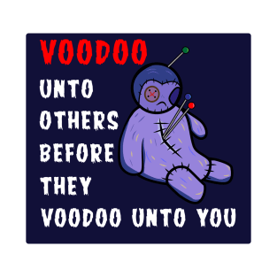 Voodoo Doll Sticker T-Shirt