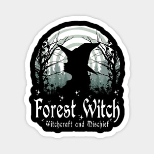 Wicca Witchcraft Forest Witch Magnet