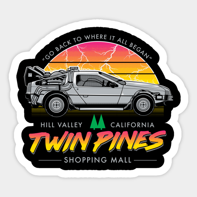 Back to the Mall - Back To The Future - Sticker