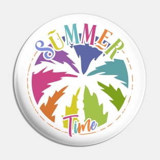 Summer Time Palm Tree Pin