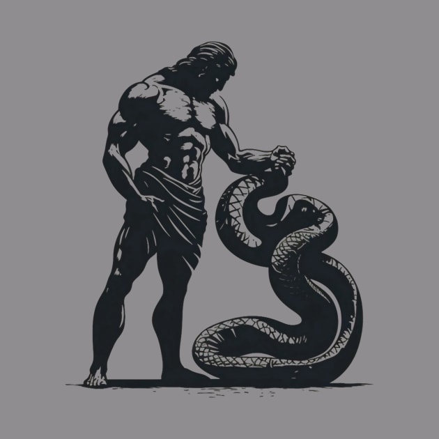 Serpent Slayer by Print on earth