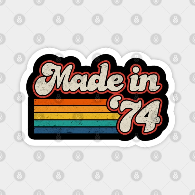 Made in '74 - 50th Birthday Magnet by TwistedCharm