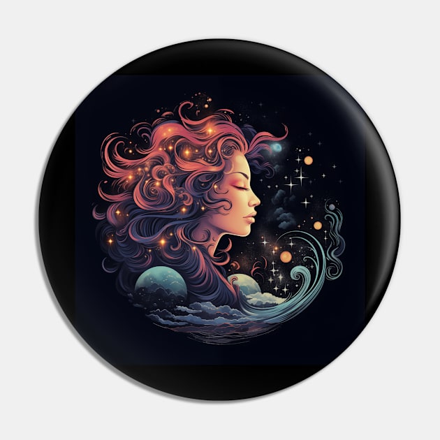 Celestial Beauty Pin by TeeShop Designs