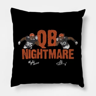 QB nightmarex funny Pillow