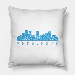 city life Pillow