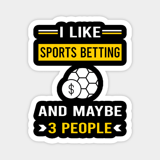 3 People Sports Betting Magnet by Good Day