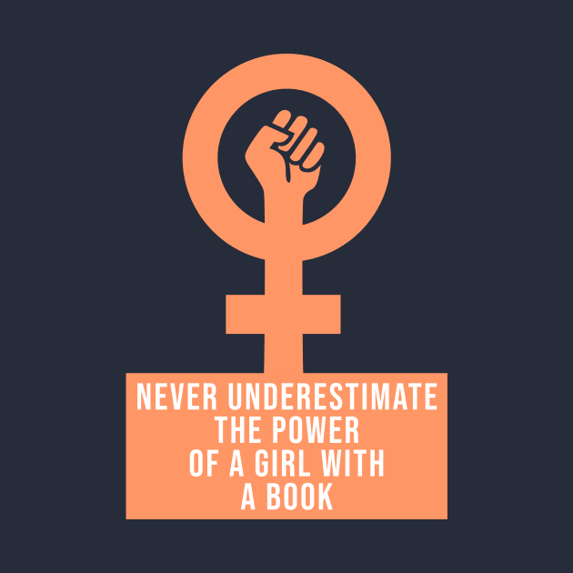 Never underestimate the power of a girl with a book - RBG by Room Thirty Four