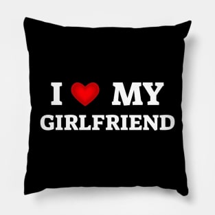 I Heart My Girlfriend, I Love My GF. Pillow