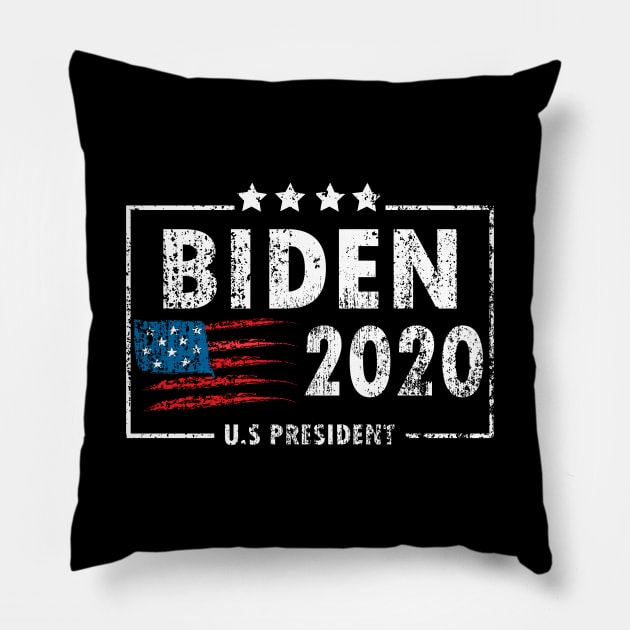 Joe Biden For President 2020 Pillow by UranusArts