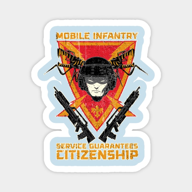 Mobile Infantry Crest Magnet by kyoiwatcher223