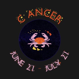 Zodiac Symbol CANCER or Crab T-Shirt