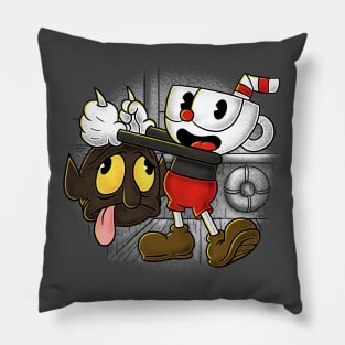 Steamboat Cuphead Pillow