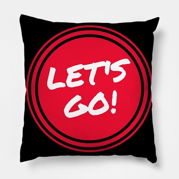 Let's go Pillow by merchbydesign