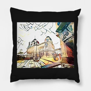 Kandinsky meets Cartagena, motif 4 Pillow