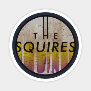 THE SQUIRES - VINTAGE YELLOW CIRCLE Magnet