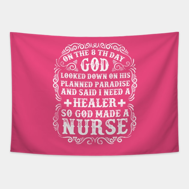 God made a nurse Tapestry by ByVili