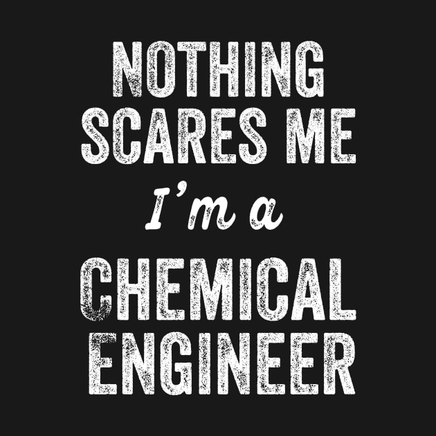 Nothing Scares Me I'm A Chemical Engineer ChemE Major Exam Gift by HuntTreasures