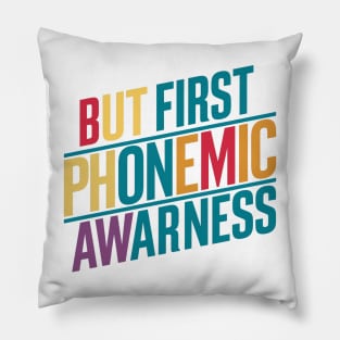 But First Phonemic Awareness Guide to Reading Mastery Pillow